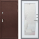 Дверь Рекс (REX) 5А Зеркало Пастораль Белый ясень в Павловском Посаде