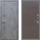 Входная металлическая Дверь Рекс (REX) 13 Бетон Темный GL венге поперечный в Павловском Посаде