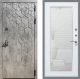 Входная металлическая Дверь Рекс (REX) 23 Зеркало Пастораль Белый ясень в Павловском Посаде