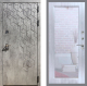 Входная металлическая Дверь Рекс (REX) 23 Зеркало Пастораль Сандал белый в Павловском Посаде
