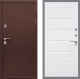 Входная металлическая Дверь Рекс (REX) 5 металл 3 мм Сити Белый ясень в Павловском Посаде