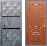 Дверь Рекс (REX) 15 Бетон Темный FL-128 Морёная берёза